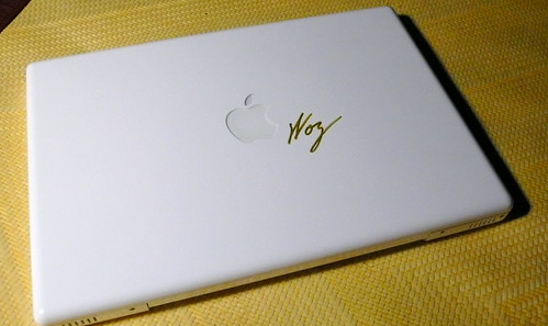 my wozniak signed macbook