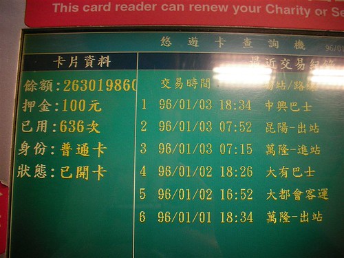 內含餘額兩億六千萬的悠遊卡？ (by tenz1225)